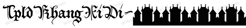 TpldKhangXiDi字体转换