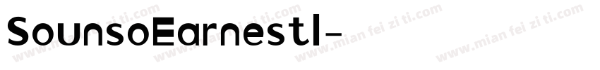 SounsoEarnestl字体转换