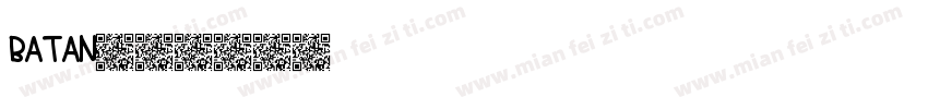 batan字体转换