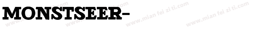 Monstseer字体转换