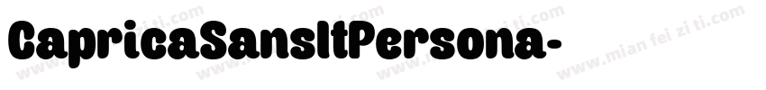 CapricaSansItPersona字体转换