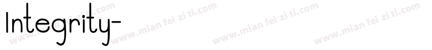 Integrity字体转换