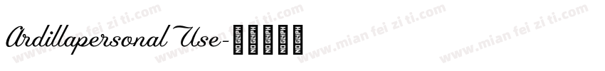 ArdillapersonalUse字体转换