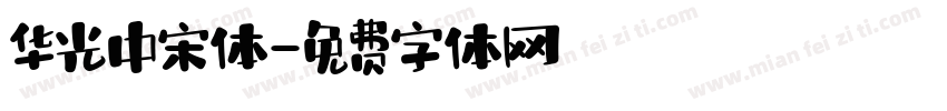华光中宋体字体转换