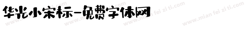 华光小宋标字体转换
