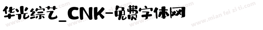 华光综艺_CNK字体转换