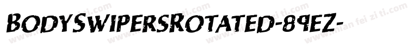 BodySwipersRotated-89eZ字体转换