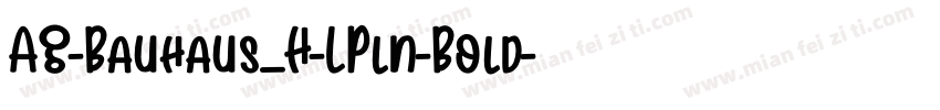 AG-Bauhaus_H-LPln-Bold字体转换