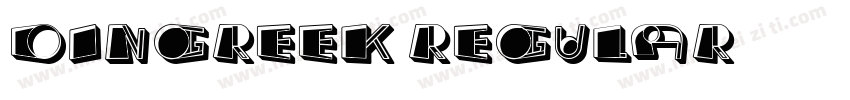 DINGreek-Regular字体转换