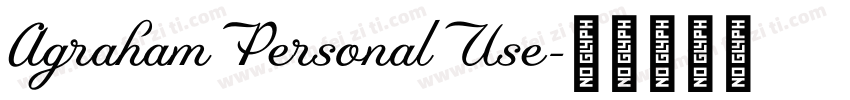 AgrahamPersonalUse字体转换