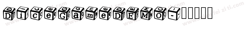 DiceGameDEMO字体转换
