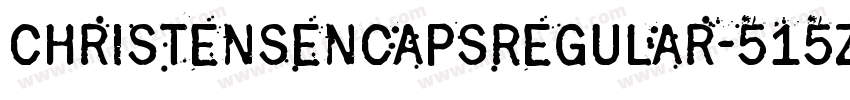 ChristensencapsRegular-515Z字体转换