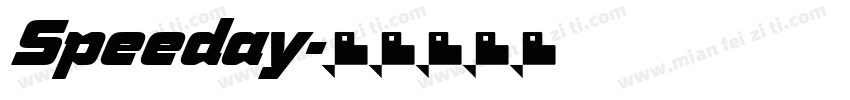 Speeday字体转换