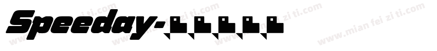 Speeday字体转换