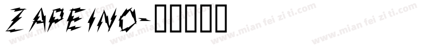 ZAPEINO字体转换