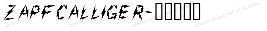 zapfcalliger字体转换