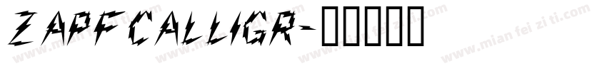 zapfcalligr字体转换