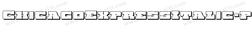 ChicagoExpressItalic-pd5Z字体转换