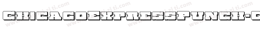 ChicagoExpressPunch-G9AZ字体转换