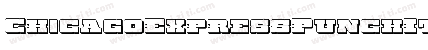 ChicagoExpressPunchItalic-jKJ7字体转换