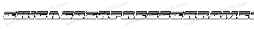 ChicagoExpressChromeItalic-gYX6字体转换