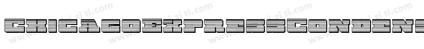 ChicagoExpressCondensed-omAz字体转换