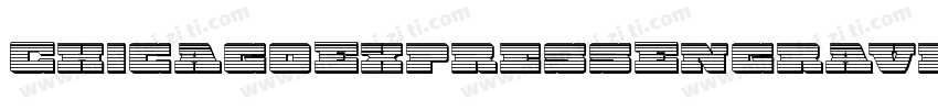 ChicagoExpressEngraved-eBPB字体转换