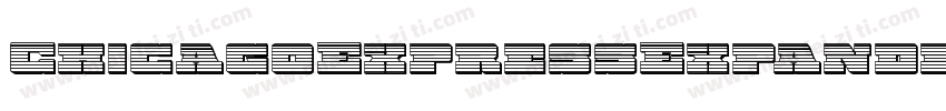 ChicagoExpressExpanded-alw9字体转换