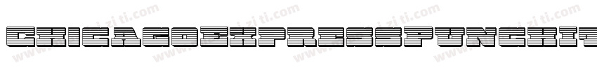 ChicagoExpressPunchItalic-jKJ7字体转换