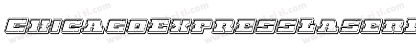 ChicagoExpressLaserItalic-ArAm字体转换