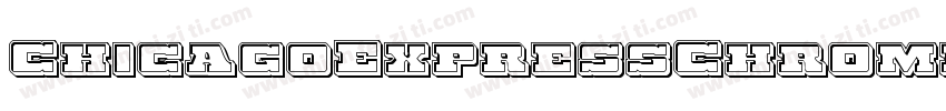 ChicagoExpressChrome-XxRK字体转换