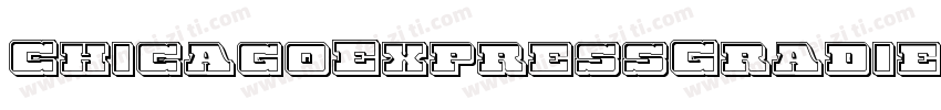 ChicagoExpressGradientItal-ZD5K字体转换
