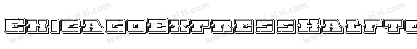 ChicagoExpressHalftoneItal-xepR字体转换