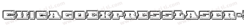 ChicagoExpressLaser-D2A0字体转换