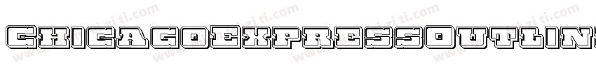 ChicagoExpressOutline-VZ5V字体转换