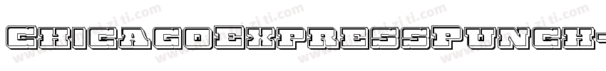 ChicagoExpressPunch-G9AZ字体转换