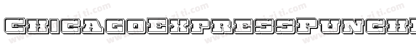 ChicagoExpressPunchItalic-jKJ7字体转换