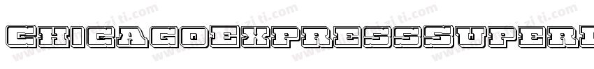 ChicagoExpressSuperItalic-zapl字体转换