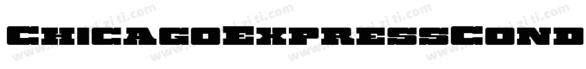 ChicagoExpressCondensed-omAz字体转换