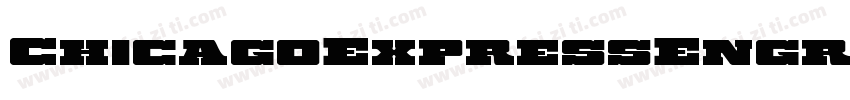 ChicagoExpressEngraved-eBPB字体转换