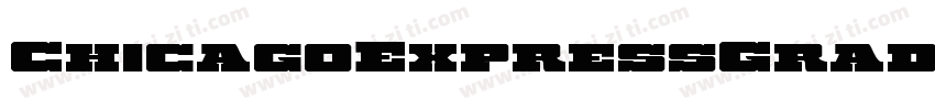 ChicagoExpressGradient-O4m3字体转换