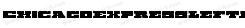 ChicagoExpressLeftalic-qPJ0字体转换