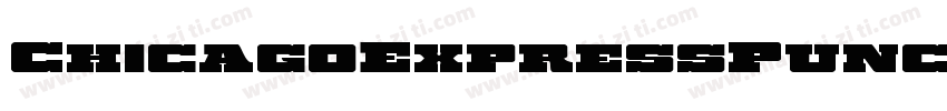 ChicagoExpressPunch-G9AZ字体转换