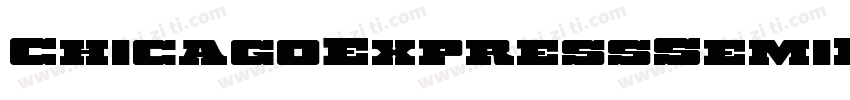 ChicagoExpressSemiItalic-03qX字体转换