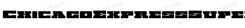 ChicagoExpressSuperItalic-zapl字体转换