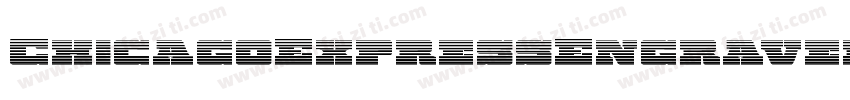 ChicagoExpressEngraved-eBPB字体转换