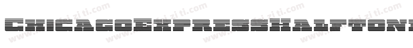 ChicagoExpressHalftone-3D6z字体转换
