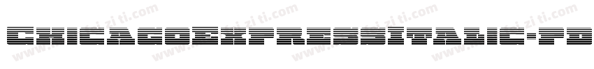 ChicagoExpressItalic-pd5Z字体转换