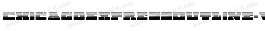 ChicagoExpressOutline-VZ5V字体转换