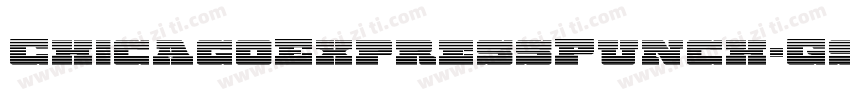 ChicagoExpressPunch-G9AZ字体转换